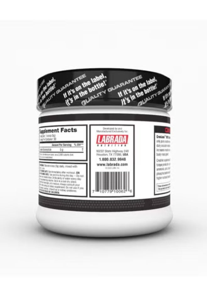 Labrada CreaLean Strength Creatine Monohydrate Powder - Buy 1 Get 1 Free (Unflavored, 2x 250g, 166 Total Servings) - Image 5