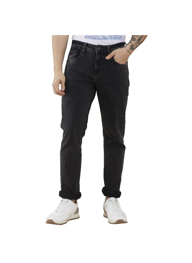 Being Human Mens Grey Tone Slim Fit Denims