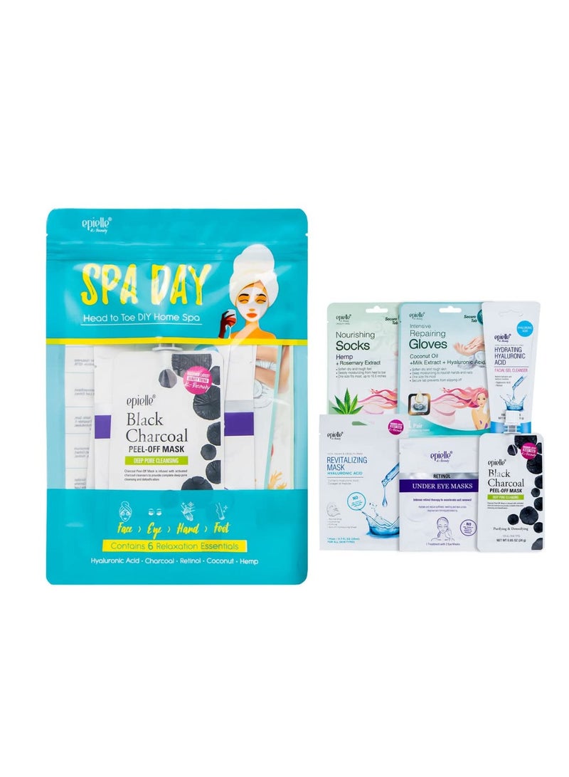 Epielle Skincare Beauty Kit | Korean Beauty | 6-Item Spa Day Kit | Beauty Gift, Spa Day, Gift Set | Korean Skincare - Image 1