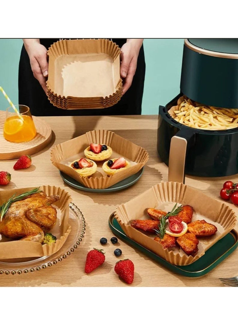 Disposable air fryer paper - non-stick and oil-resistant - the secret to clean cooking and crispy meals - Image 4