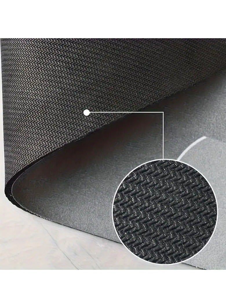 فالمر سجادات حمام دائرية مطاطية سريعة الجفاف، سجادات باب ماصة للماء للمنزل، سجادات أرضية حمام مانعة للانزلاق (طباعة الحمام) - Image 2