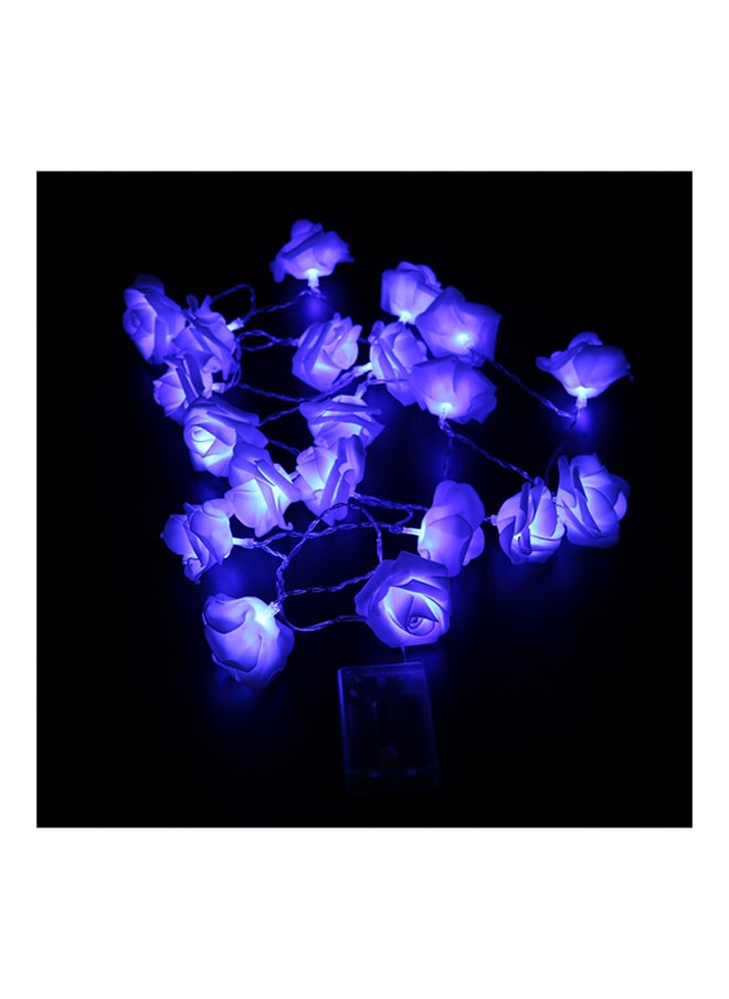 ماركة غير محددة شريط إضاءة LED عصري بتصميم أزهار مناسب للزينة في الأعياد أرجواني 20 x 20 x 5سم 