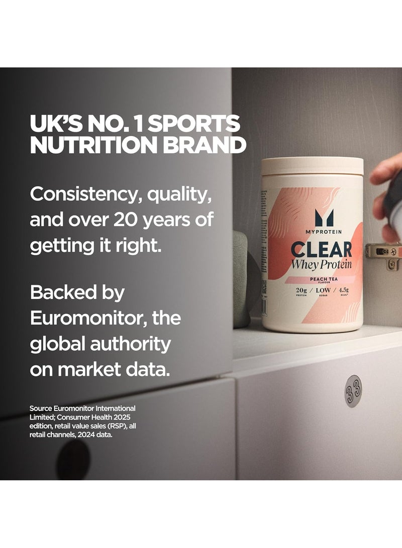 Myprotein- Clear Whey Isolate Protein Powder (20 Servings) Lemon Iced Tea Flavor, 1.15 Lb - Image 4