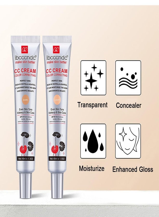 WFWJ Color Correcting CC Cream with SPF 25, Dark, 45 ml - Image 4