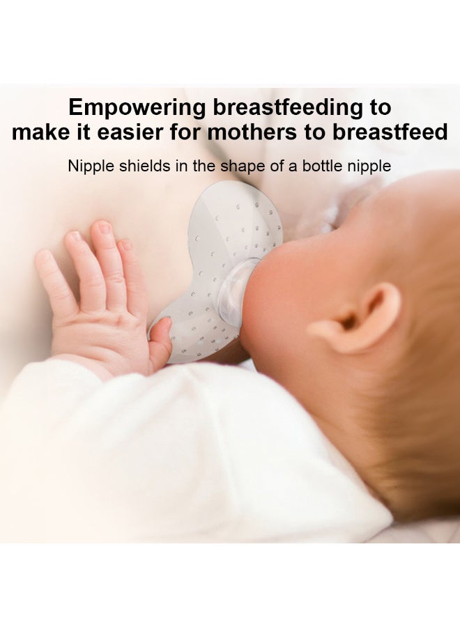 KADRAMA 2 Pcs Contact Nipple Shields, Ultra-Thin and Super-Soft Food-Grade Silicone Nipple Extender  nipple-shields - Image 3