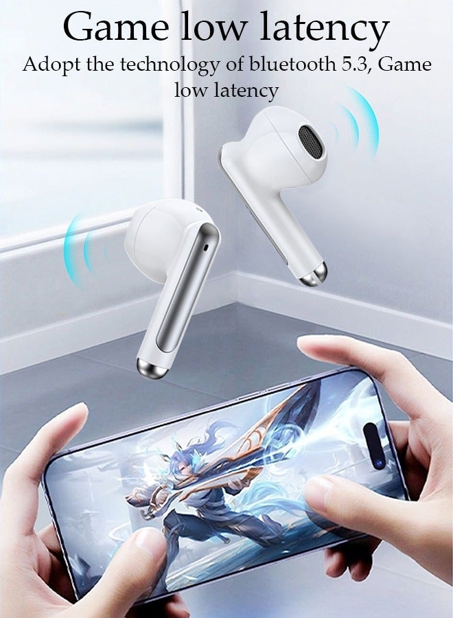 DUNISO Wireless Earphones Bluetooth 5.3 in-Ear Wireless Earbuds,Bluetooth Earbuds Touch Control, Charging Case With LED Power Display for Running Sport Gym - Image 5