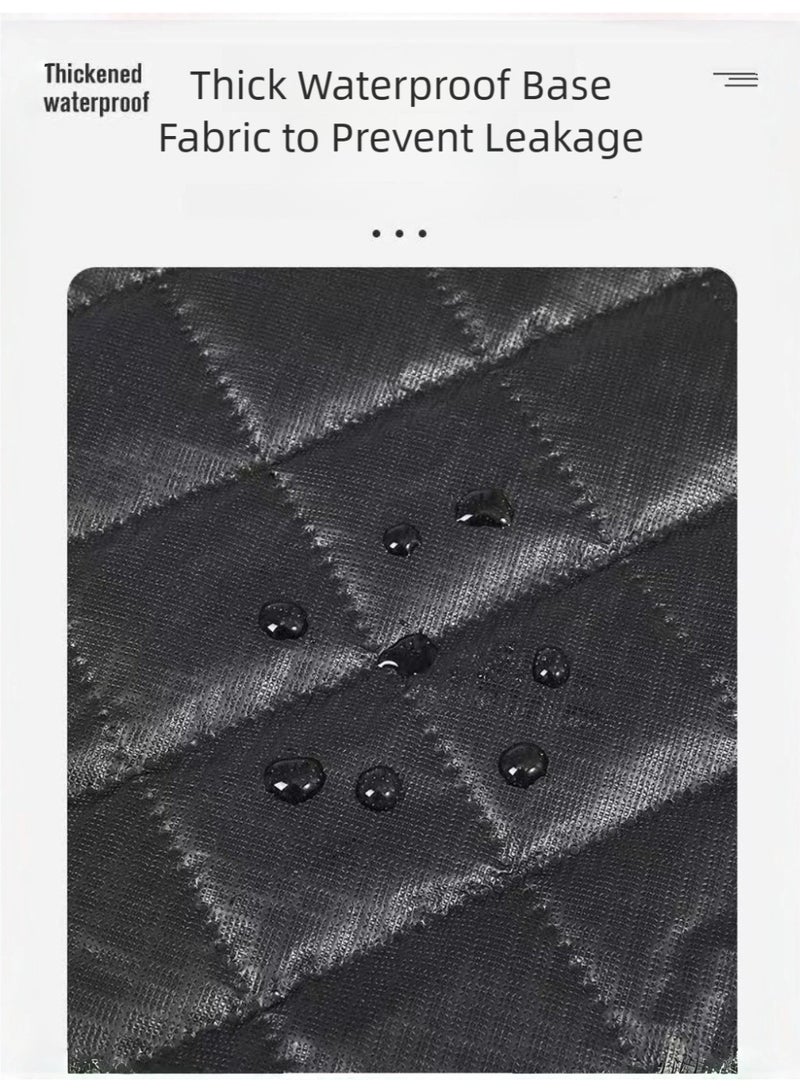 KELIO Extra Large Picnic Blanket 200x200cm Waterproof Foldable Portable 3-Layer Outdoor Mat for Family Gatherings, Camping, Beach, Park, Grass & Indoor Use - Image 5