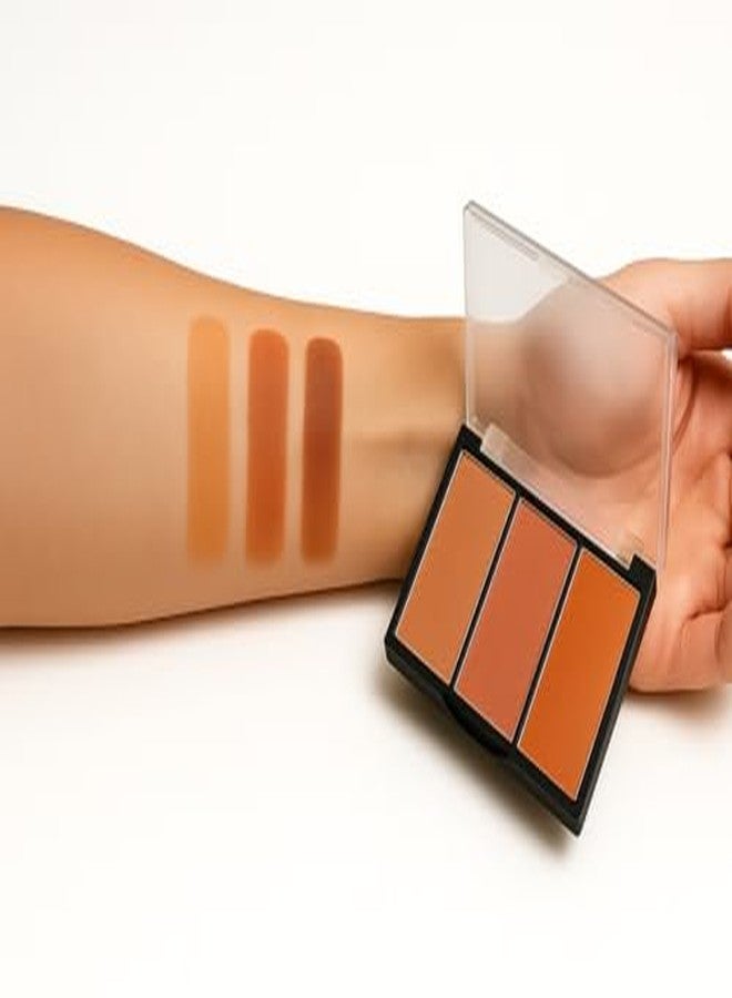 Sedell Paris 3‑in‑1 Face Glow Blusher Palette - Image 4