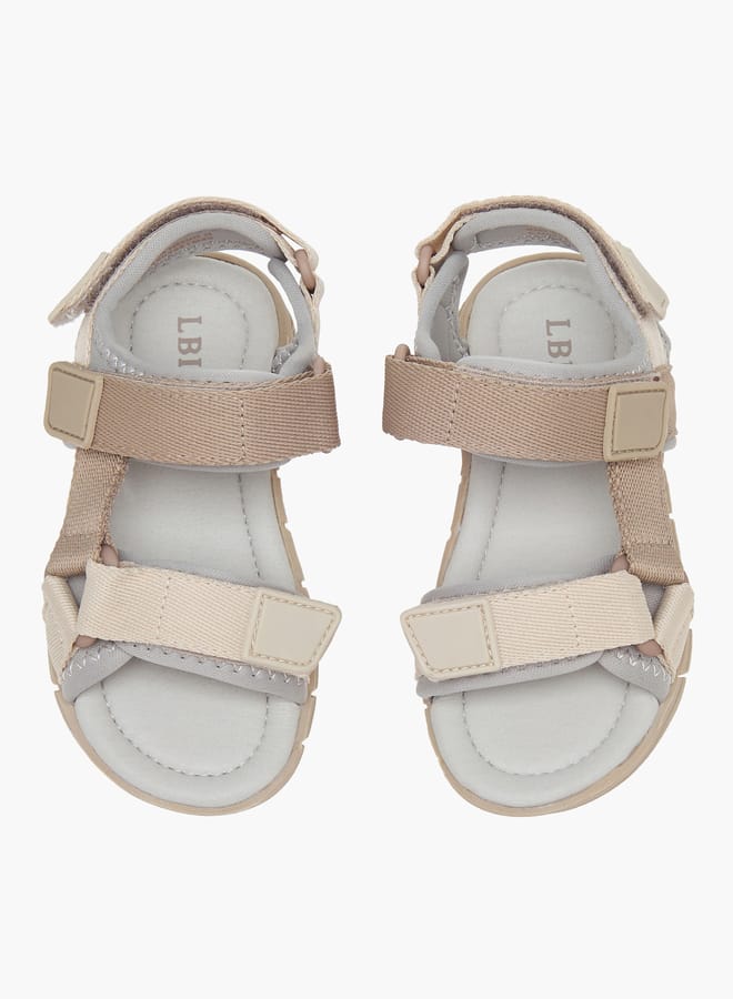 LBL by Shoexpress Boys Colourblock Sandals With Hook And Loop Closure - Image 1