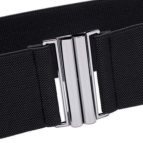 Syuer Womens Wide Elastic Waist Belt Cinch Belt Trimmer Stretch Waistband - Image 3