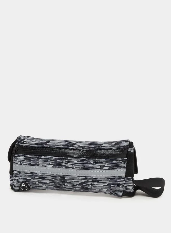 Styli Styli Textured Multi Zip Pocket Running Belt