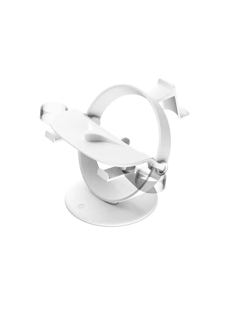 SYOSI VR Headset Display Stand for Apple Vision Pro - Stand Holder Compatible with Quest 3/2/PS VR2/Pico 3 - Universal VR Headset Display Dock, Stable Bracket Storage Round Base, Durable, Seamless - Image 3