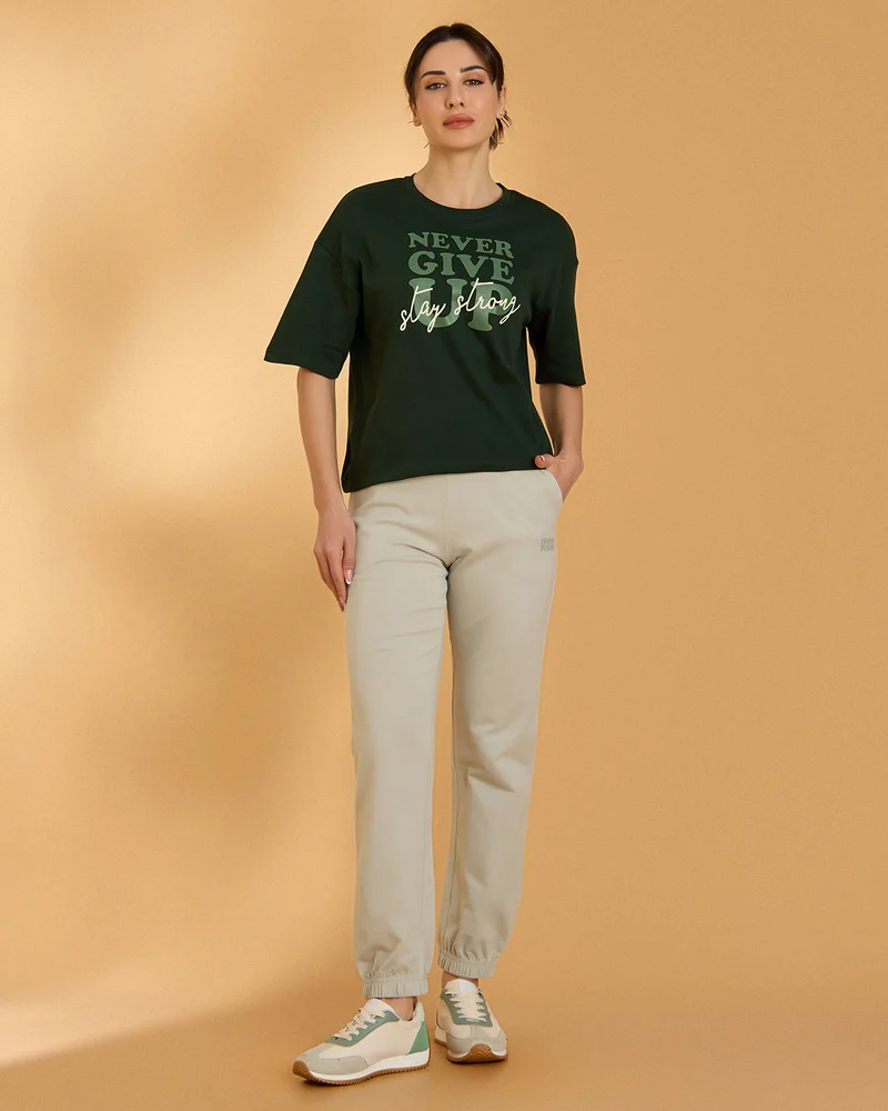 ردتاغ Women Beige Jogger Pants