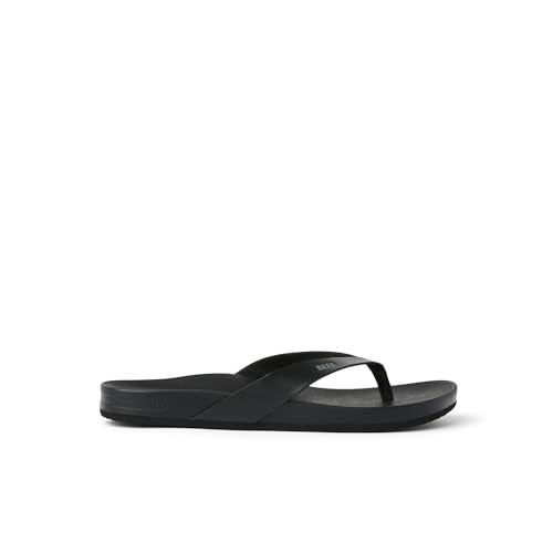 Reef Cushion Court Womens Flip Flop, Molded Cushion Footbed, Arch Support, Black, 6 - Image 5
