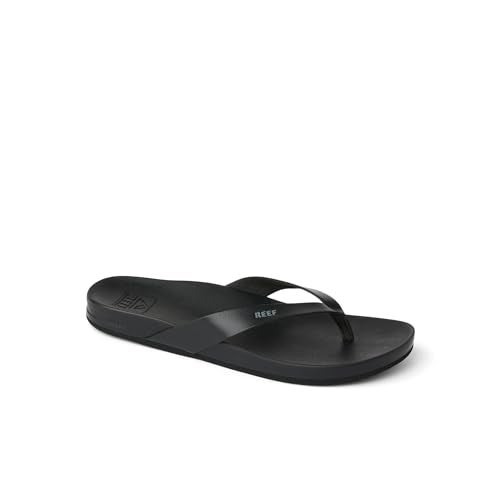 Reef Cushion Court Womens Flip Flop, Molded Cushion Footbed, Arch Support, Black, 6 - Image 3