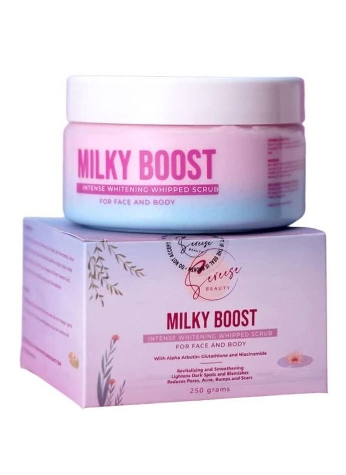 Sereese BEAUTY Intense Milky Boost Whipped Scrub for Face & Body 250g  - Image 1