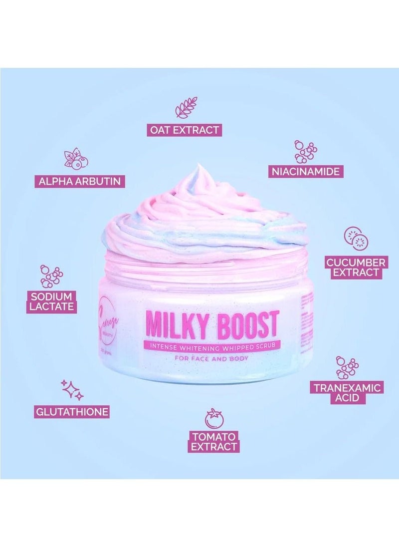 Sereese BEAUTY Intense Milky Boost Whipped Scrub for Face & Body 250g  - Image 2