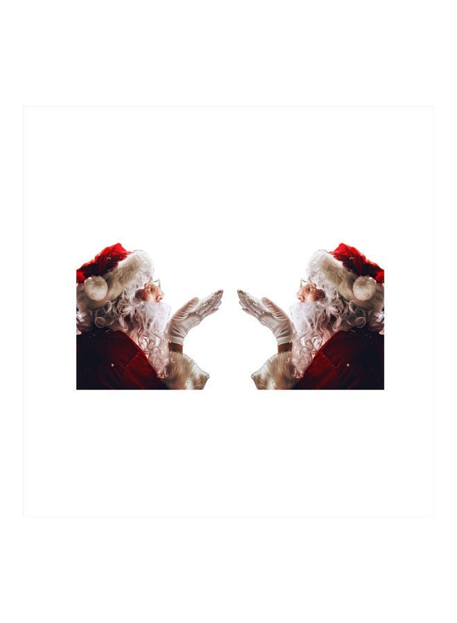 NIBEMINENT 2-Piece 3D Cartoon Santa Car Sticker - Image 1