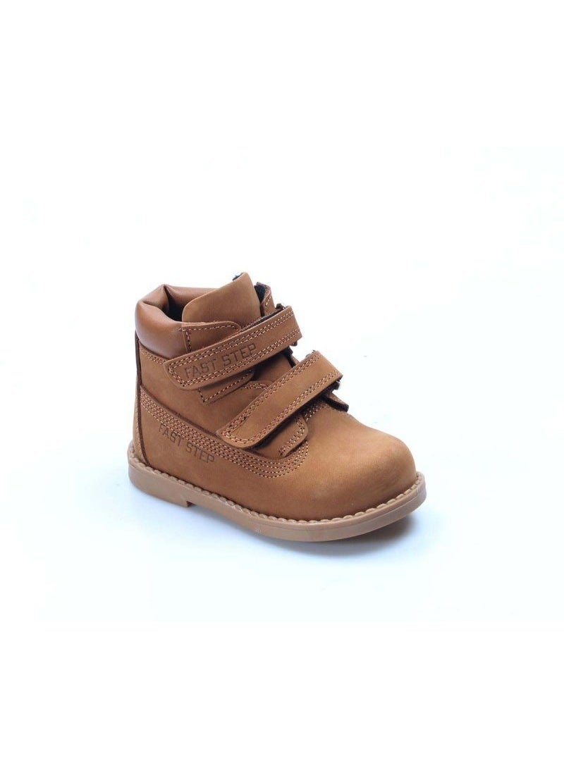Fast Step Leather Orthopedic Boots with Velcro Closure - Image 2