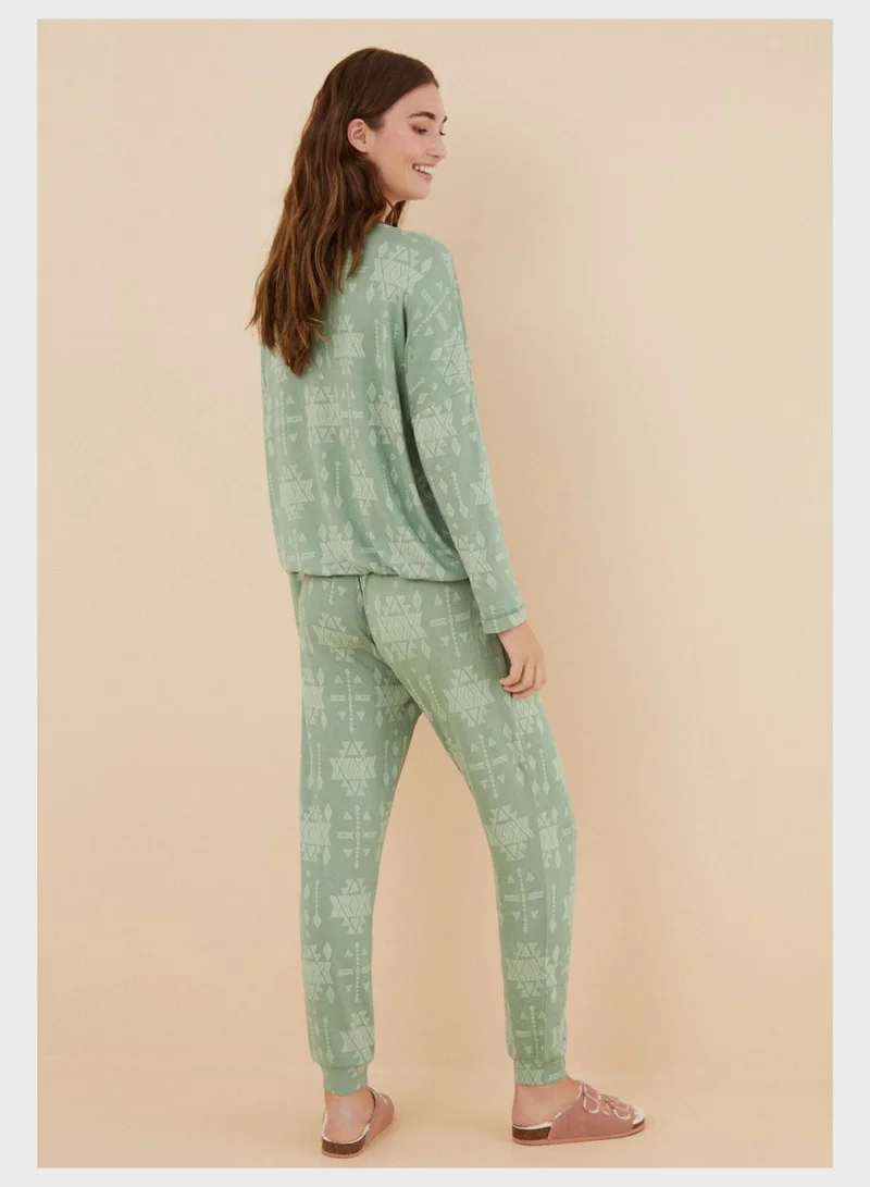 women'secret High Waist Pants And Set