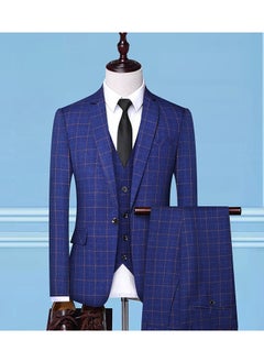 KUYING New Slim Fit Suit Three Piece Set  - Image 1
