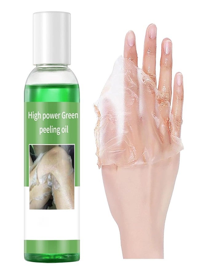 YAFUSIPE Peeling Oil for Dark Skin Green Peeling Oil Solution Extra Strength Exfoliate Body Extra Strong Exfoliating Peels for Hand Feet Dark Knuckle Knee Elbow Chemical Peel Body for All Skin Type 3.38 FLOZ - Image 1