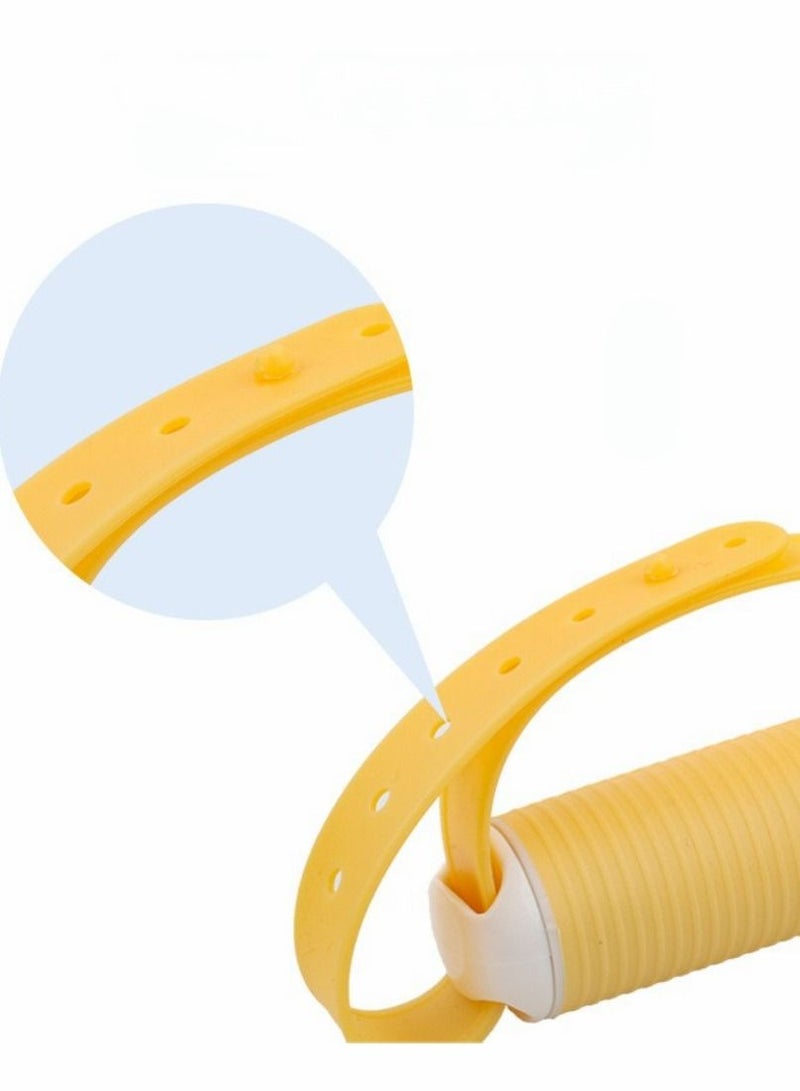 Excefore Fork مرن من الفولاذ المقاوم للصدأ، أدوات باركنسون، مساعدات للمرضى ذوي الإعاقة، كبار السن، مرضى التهاب المفاصل، الأشخاص ذوي الاحتياجات الخاصة، حزام سيليكون قابل للتعديل، أدوات الطعام دوارة بزاوية 361 درجة (ملعقة) - Image 3