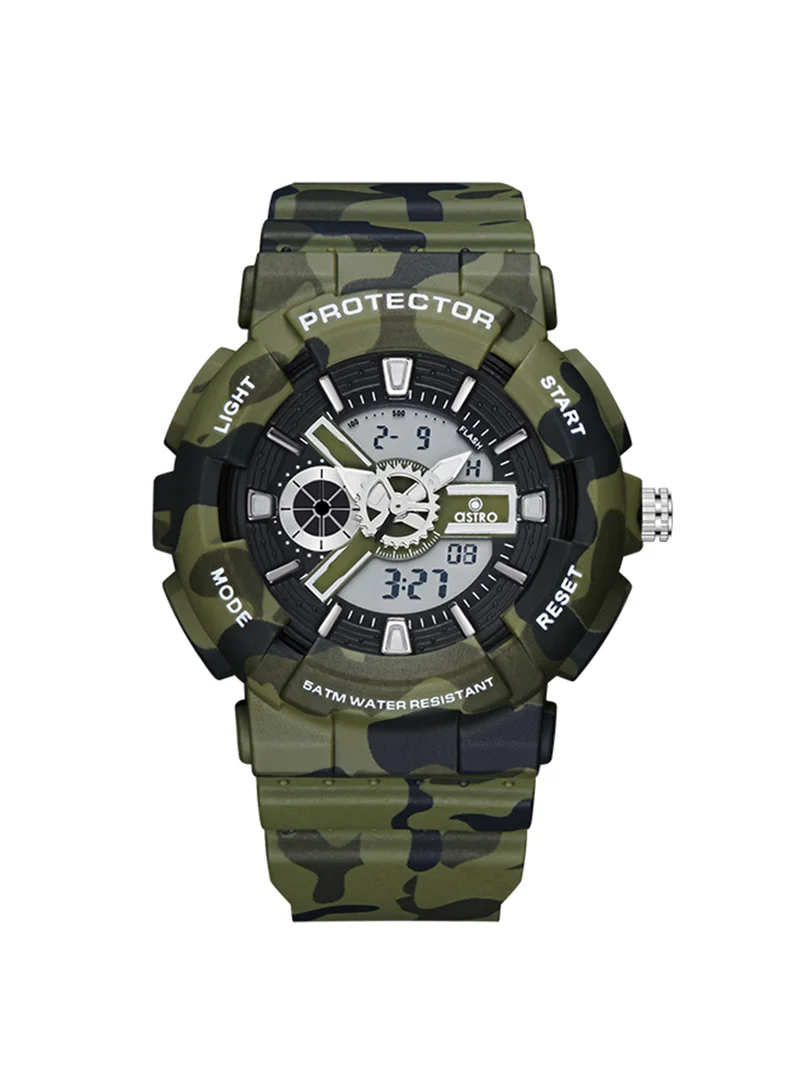 ASTRO Kid's Unisex Analog+Digital Polyurethane Wrist Watch A23818-PPHHB - 46 Mm