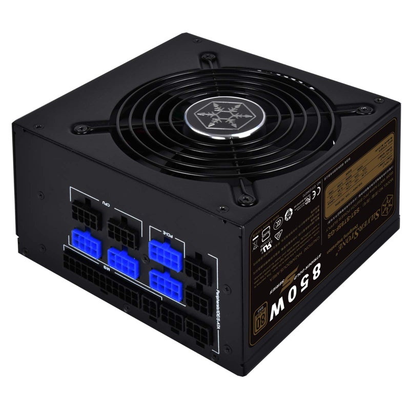 Silverstone Technology 850W Computer Power Supply PSU Fully Modular with 80 Plus Gold & 140mm Design Power Supply (SST-ST85F-GS-V2) - Image 3