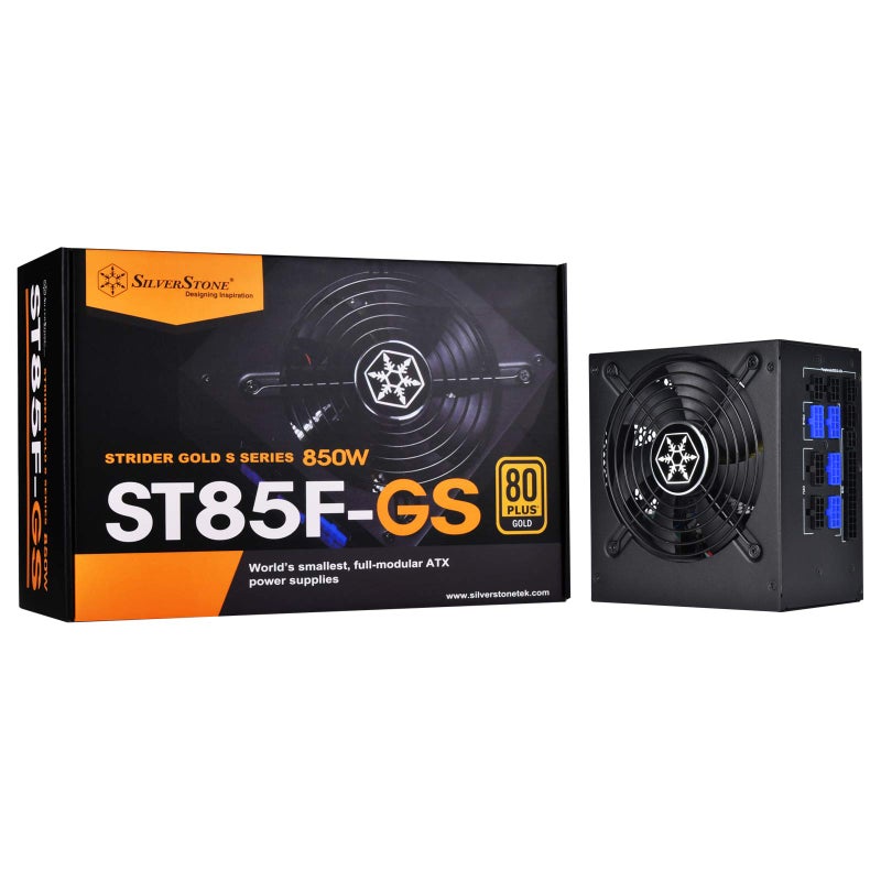 Silverstone Technology 850W Computer Power Supply PSU Fully Modular with 80 Plus Gold & 140mm Design Power Supply (SST-ST85F-GS-V2) - Image 2