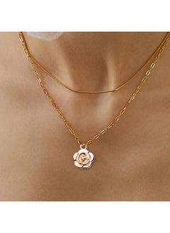 BronaGrand BronaGrand Rose Charm Pendant,60pcs Alloy Rose Flower Charms Flower Bead Charms Craft Supplies for Jewelry DIY Necklace Earrings Bracelet Making Accessory,Antique Silver and Gold  - Image 5