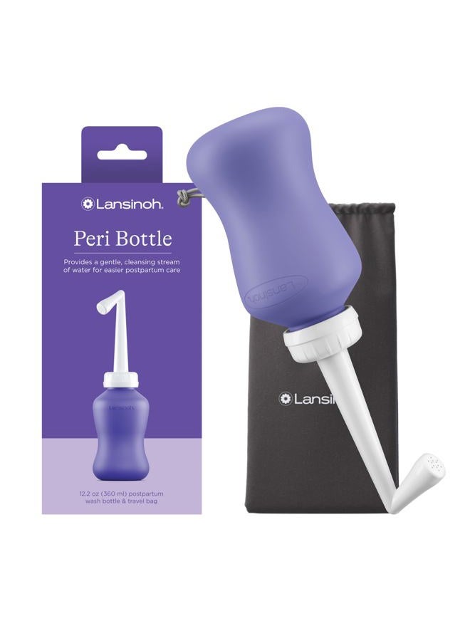 Lansinoh Upside Down Peri Bottle for Postpartum Care and Gentle Cleansing, 12.2 Ounce Bottle - Image 1