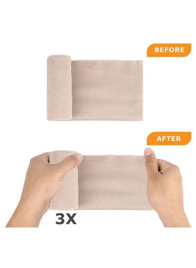 Kinmed Pack Of 6 kinmed elastic bandage with clips 5 cm * 4.5 m - Image 1