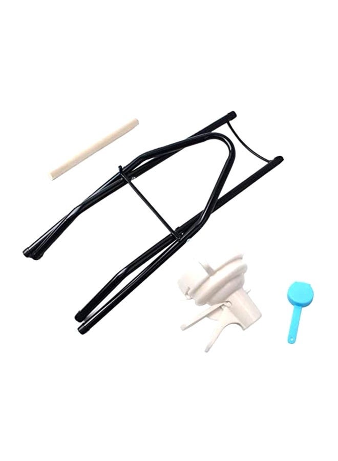 Water Bottle Dispenser Pump Holder with Dustproof Cover White/Blue/Black 40x34cm. - Image 1