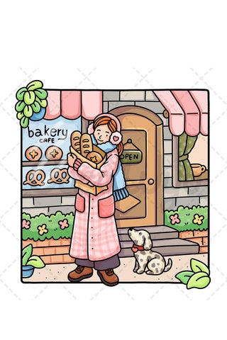 Girl Moments: A Stress-Relief Coloring Book for Adults & Teens - Cute & Cozy Daily Activities, Mindfulness Illustrations | Relaxing Anti-Anxiety Art Therapy (Cozy Spaces Collection) - view 4