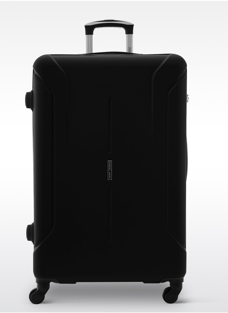 PARAJOHN Avo ABS Hardside Spinner Check In Large Luggage Trolley 28 Inch Black  - Image 1