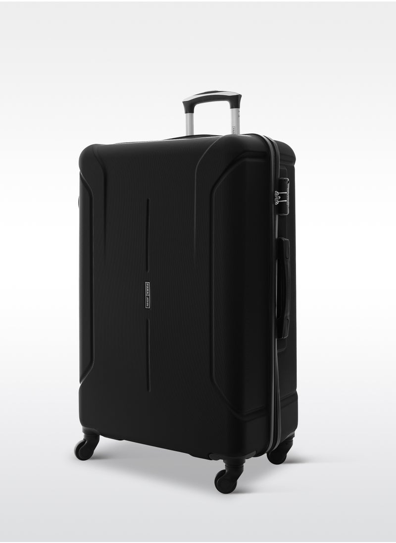 PARAJOHN Avo ABS Hardside Spinner Check In Large Luggage Trolley 28 Inch Black  - Image 2