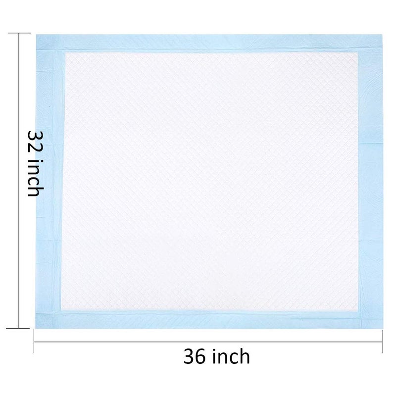 B BEARALS Bed Pads Disposable for Adult Extra Large (32”x36”, 20 Counts), Leak-Proof Disposable Bed Pads for Adults, Thick Disposable Underpads, Disposable Pads for Beds for Incontinence and Adults - Image 2