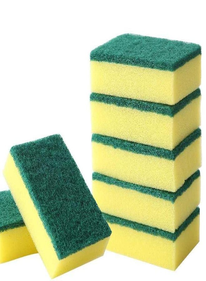 Magic Providers Sponge Scrub Pad for Utensils Cleaning in Kitchen Long Lasting Stain Removal Scrubber for Dish wash Liquid - Pack of 3 - Image 1