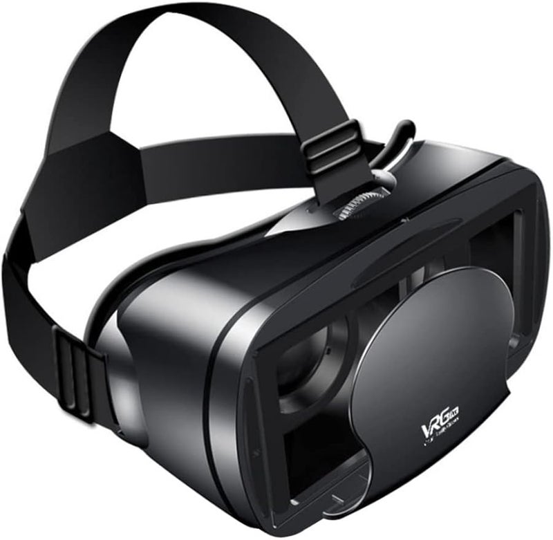 Adjustable VR Headset for Smartphones 3D Virtual Reality Glasses Black - Image 1