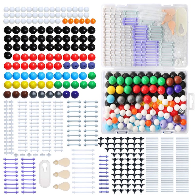 LINKTOR Chemistry Molecular Model Kit 444 Pieces Student or Teacher Set for Organic and Inorganic Chemistry Learning Motivate Enthusiasm for Learning and Raising Space Imagination A Fullerene Set - Image 3