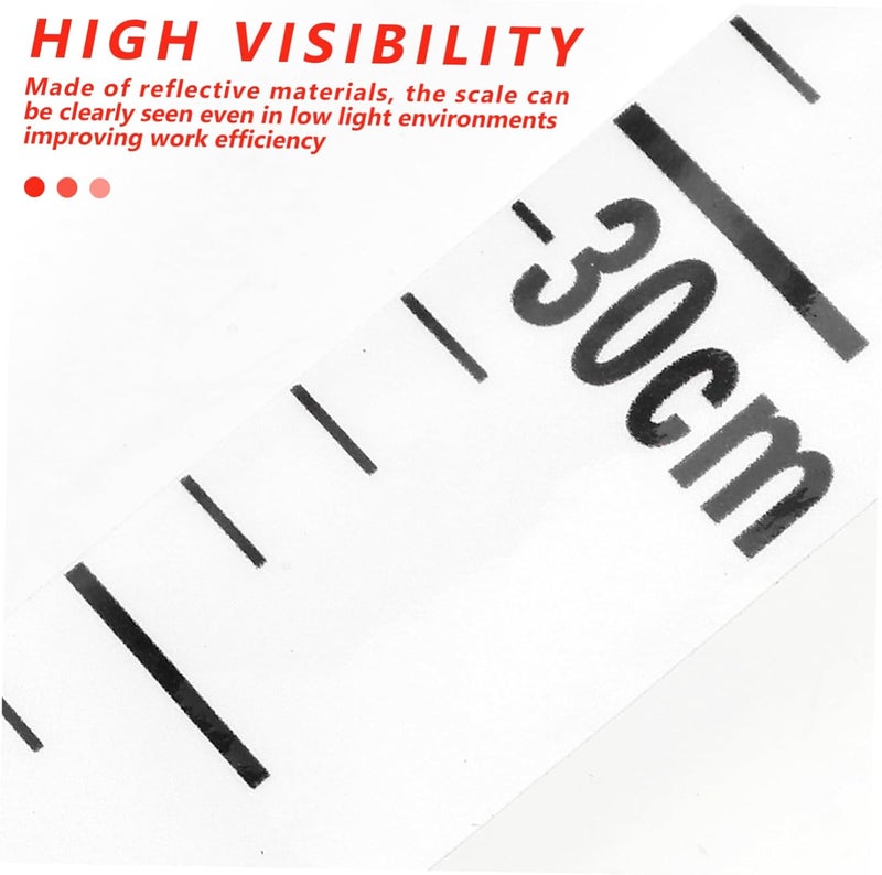 Healifty 2m Water Level Sticker for Pool Tank Gauge Measuring Ruler Reflective Adhesive Easy Application - Image 3