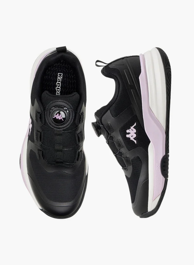 Kappa Women's Logo Detail Sports Shoes with Rotating Buckle Closure