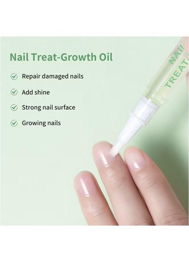 ليكرين حلول العناية بالأظافر، زيت الأظافر يعالج النمو - زيت قشرة الأظافر يقوي قشرة الأظافر يزيل المرطبات والمغذيات، 5 مل - Image 4