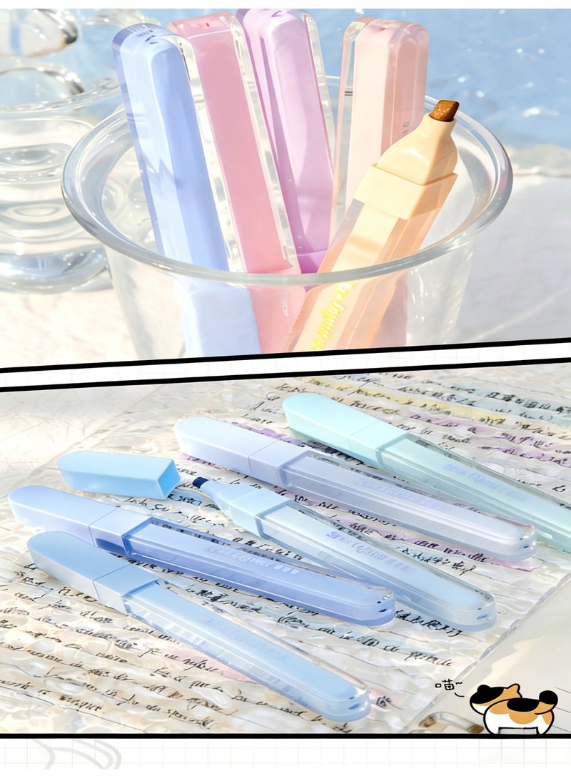 قلم إبراز لامع، قلم ملاحظات ملون، أدوات مكتبية إبداعية للطلاب - Image 3