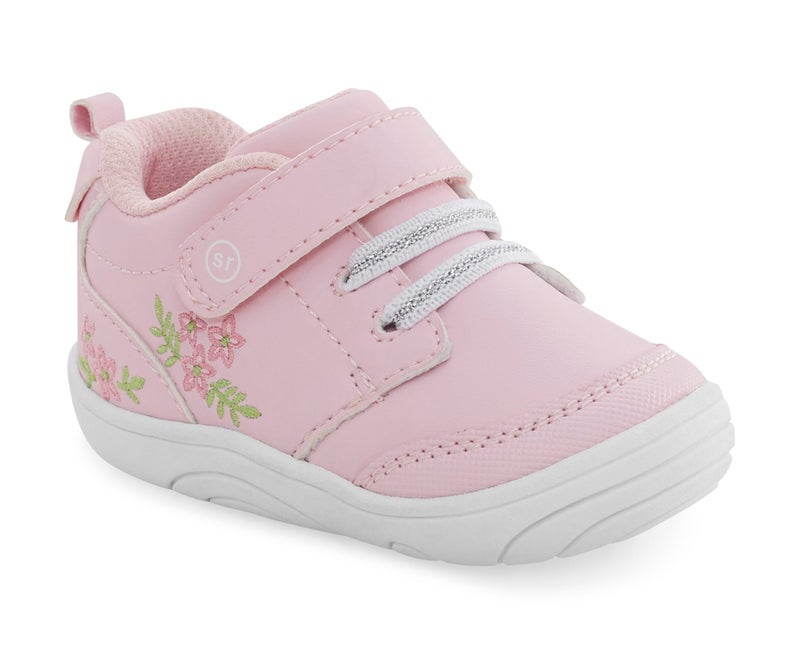 Stride Rite 360 Unisex Child Taye 2.0 First Walker Shoe, Light Pink, 3 Infant - Image 1
