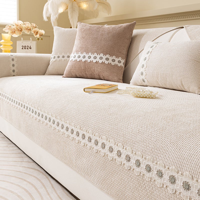 Light Luxury And High-End Sofa Cushion, Universal For All Seasons, New 2025 Cushion, Leather Sofa Special Cover, Cloth Cushion - Image 1