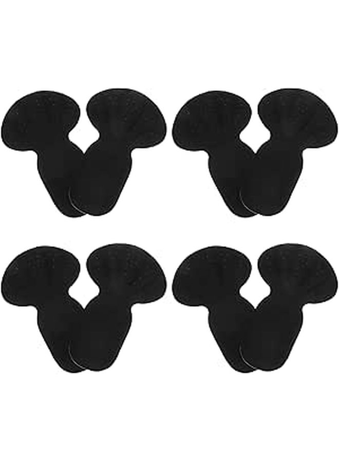 4 Pairs Thickened Self-Adhesive Shoe Heel Protectors for High Heels Prevent Friction and Slipping - Image 1