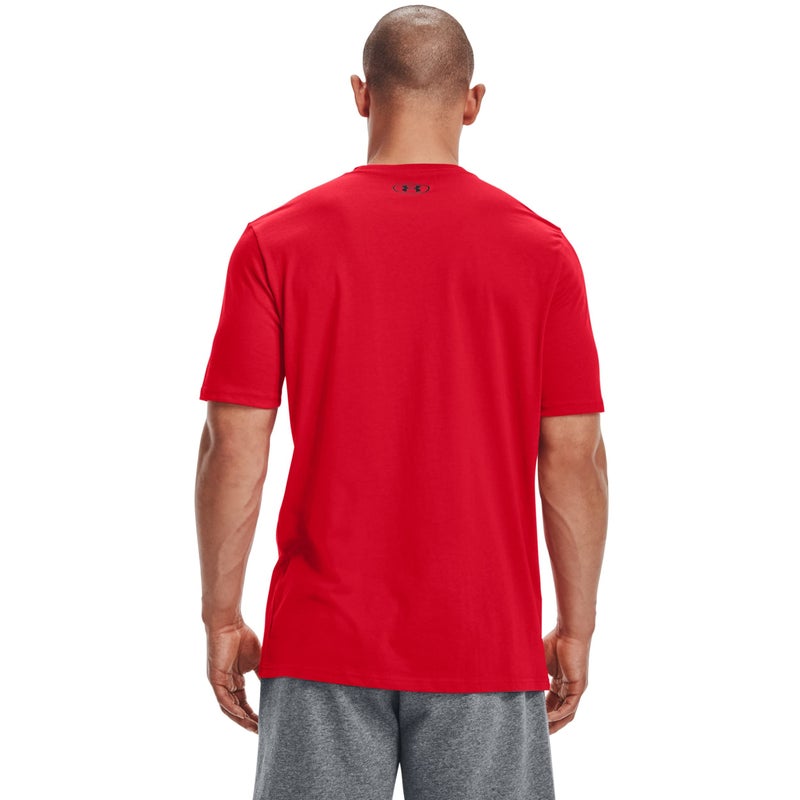 Under Armour Men's UA Sportstyle Left Chest Short Sleeve Shirt XXL Red - Image 2