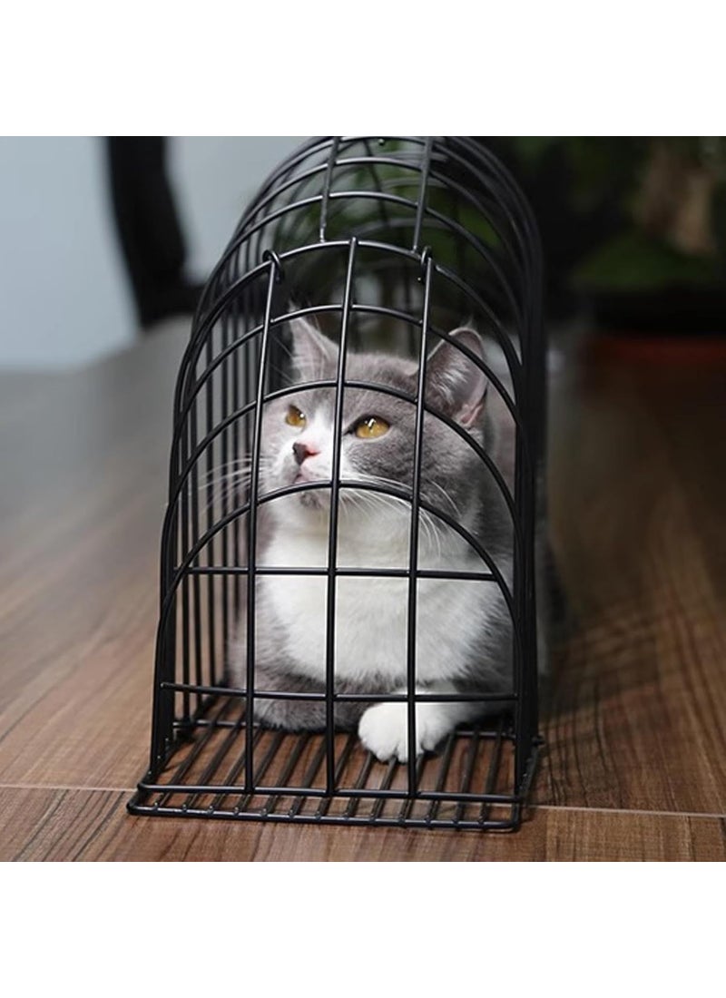 Coodipet Mumoo Bear Cat Grooming Shower Cage, Portable Cat Bath Tool, Convenient Pet Dryer Cage, Metal Bathing Blowing Portable Cat Grooming Shower Cage Metal Bathing Blowing Cage for Cat Washing - Image 3